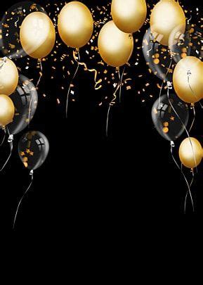 balloon,golden,texture,clean,celebrate,ribbon,background,black desktop background,aesthetic ...