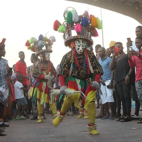 Masquerades At Golibe Festival Onitsha (Photos) - Culture - Nigeria