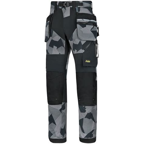 Snickers 69028704096 Work Trousers with Holster Pockets FlexiWork Size ...