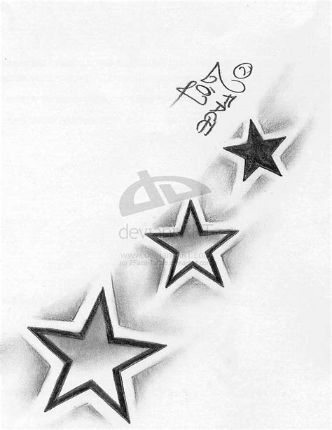 Shading_Stars_Tattoo_by_2Face_Tattoo.jpg (1024×1327) | Star sleeve ...