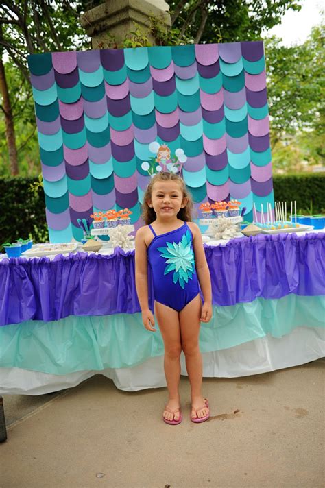 Mermaid Party Ideas : Mermaid Pool Party – Pink Peppermint Design