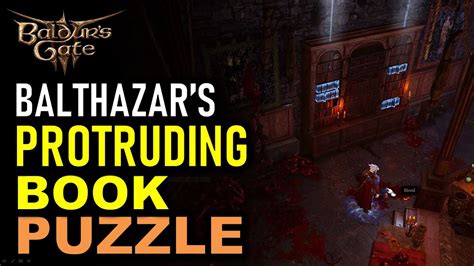 Balthazar's Protruding Book Puzzle Guide | Moonrise Towers | Baldur's Gate 3 (BG3) - YouTube