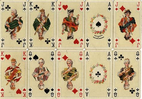 FREEBIES free images: ANTIQUE FRENCH PLAYING CARDS | Cards, Playing cards, Playing cards design