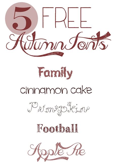 5 Free Autumn Fonts - Bugs & Beans | Scrapbook fonts, Typography fonts, Cool fonts