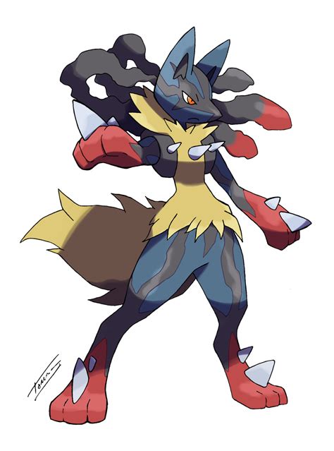 Lucario Mega-Form by Tomycase.deviantart.com on @deviantART | Mega evolution pokemon, Pokemon ...