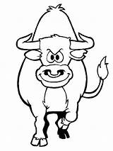 Ox coloring pages sketch template
