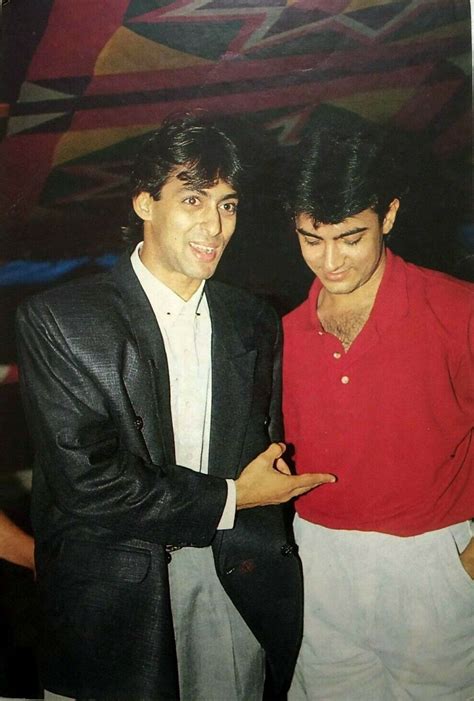 #SalmanKhan #Bhai #AamirKhan #BollywoodFlashback #90s #rare #postcard # ...