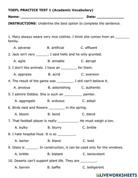 Random vocabulary online worksheet for Upper Intermediate. You can do ...