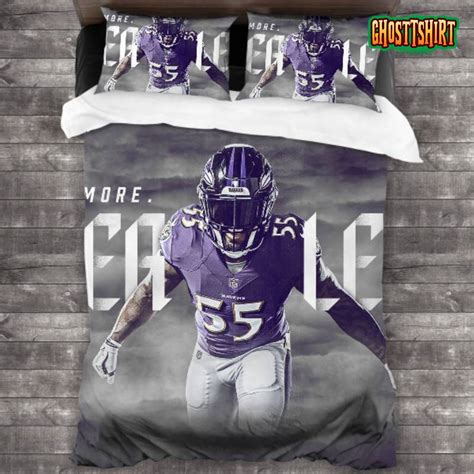 100 Washed Microfiber Baltimore Ravens Logo Bedding Set