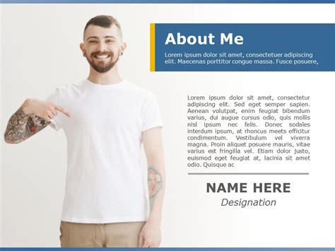 All About Me Presentation Template