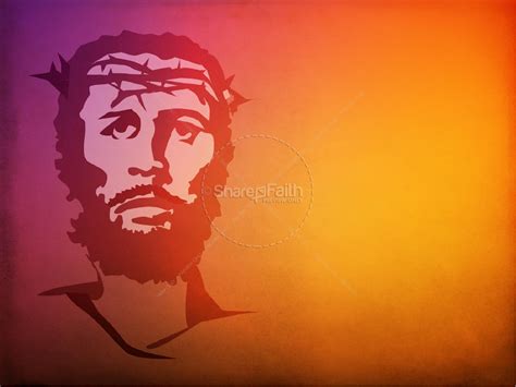 Jesus on the Cross PowerPoint Template