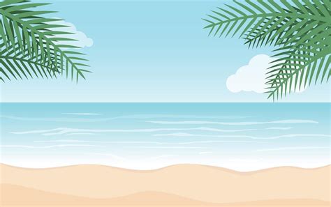 Beach Background Vector Art, Icons, and Graphics for Free Download