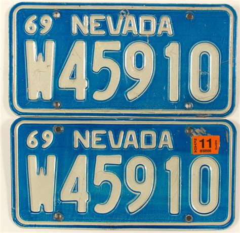 Nevada License Plates