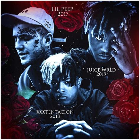 Lil Peep, Xxxtentacion, Juice Wrld Rapper Singer Poster 12 x 18 Inch Poster Rolled : Amazon.ca: Home