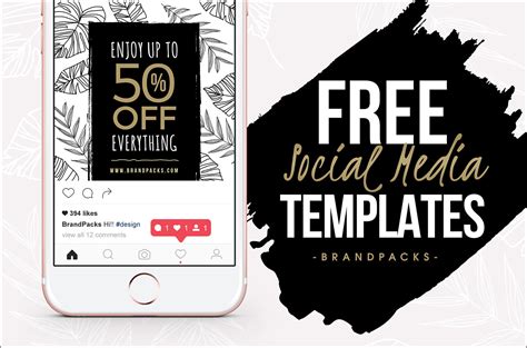 19 Free Instagram Square Templates For Social Media Influencers