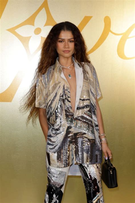 ZENDAYA at Louis Vuitton Menswear SS24 Show at Paris Fashion Week 06/20 ...