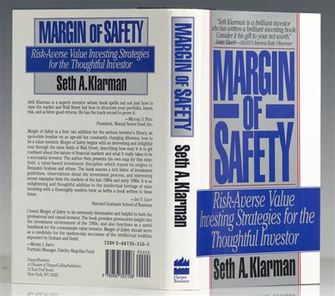 The Margin of Safety Seth Klarman First Edition Signed