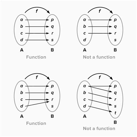 Premium Vector | Mapping diagram of a function