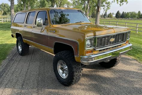 1973 Chevrolet Suburban Cheyenne Super Estate 4x4 for sale on BaT ...