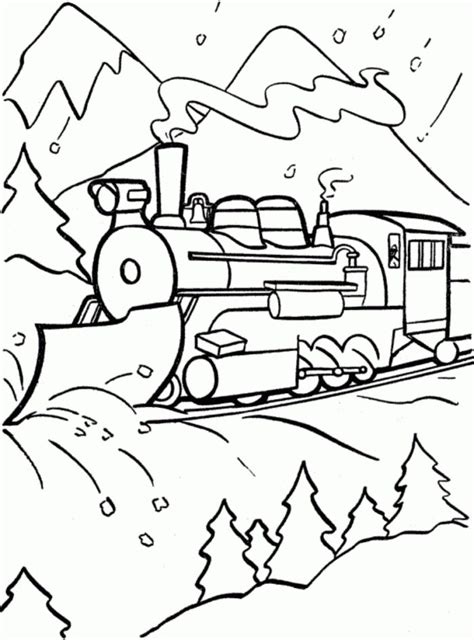 Christmas Coloring Pages | Train coloring pages, Polar express train, Christmas coloring pages