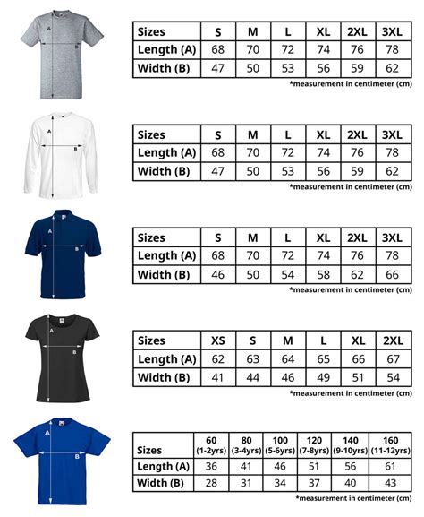 Fruit Of The Loom Boy Shirt Size Chart - flighthigher