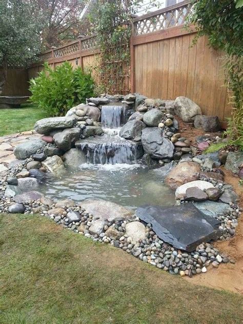 61 simple beautiful small front yard landscaping ideas - Wholehomekover | Waterfalls backyard ...