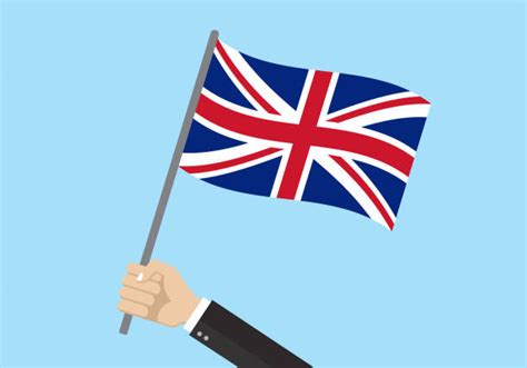 Waving British Flag Drawing