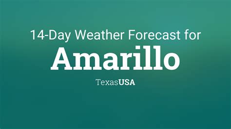 Amarillo, Texas, USA 14 day weather forecast