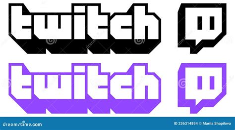 Twitch Vector Logo. Twitch Vector Icon.twitch Editorial | CartoonDealer ...