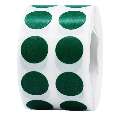 Small Green Dot Stickers 1/2" Round in 2022 | Green dot, Dots, Green