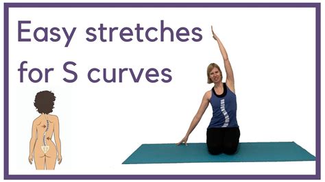 Two easy stretches for s curve scoliosis - YouTube