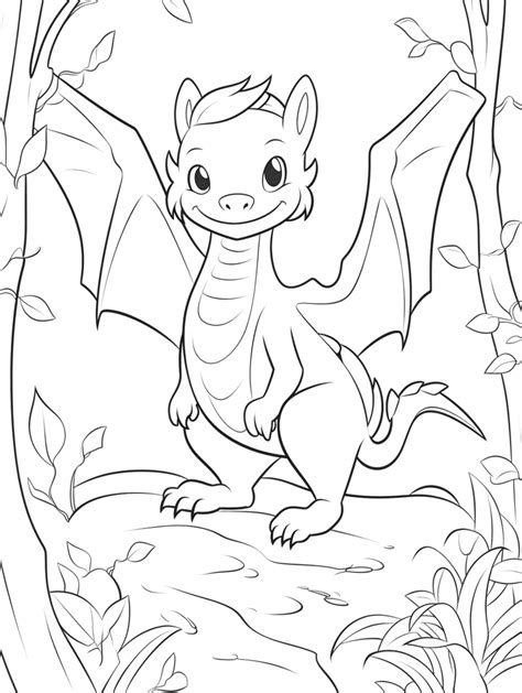 Cute Chinese Dragon Coloring Pages for Kids - coloringforest.com