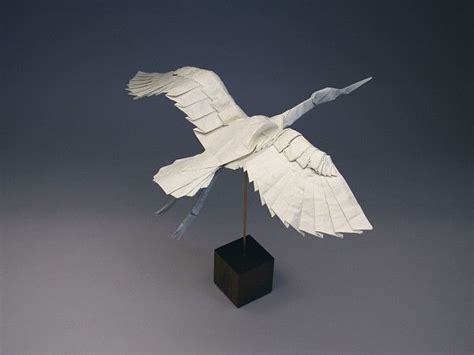 origami flying crane - RoyceZygmunt