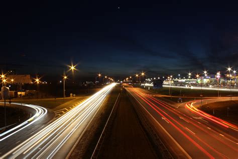 Free Images : blur, road, bridge, traffic, night, highway, driving, city, urban, asphalt ...