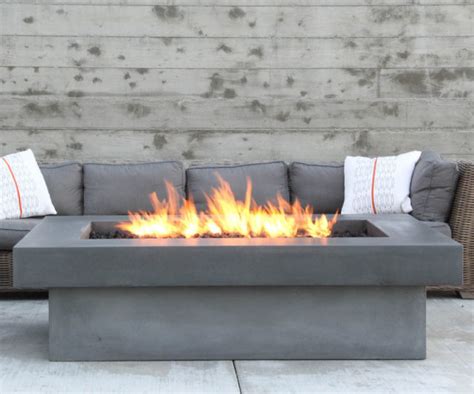 Olson Concrete Fire Pit Table