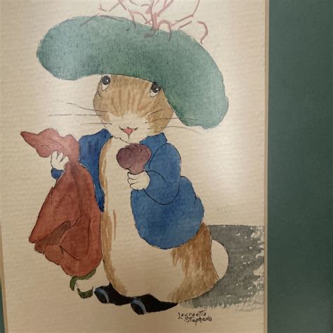 Benjamin Bunny vintage originsl watercolor framed 8x10 | eBay