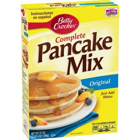 Betty Crocker Bisquick Baking Mix, Complete Pancake Mix, Original, 37 ...