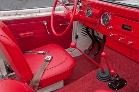 International Harvester 1964 Scout red carpet interior - International ...