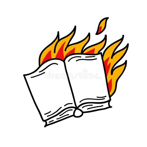 book on fire clipart - Beatriz Lear