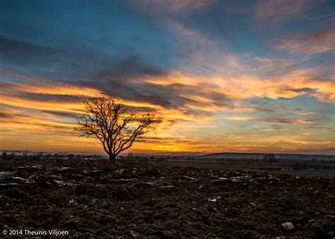 Sunset over freshly ploughed fields - II | Sunset over fresh… | Flickr