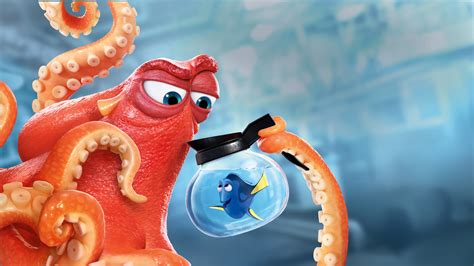 3840x2160 resolution | Finding nemo octopus character digital wallpaper ...