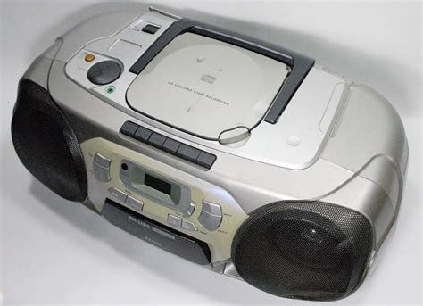 Vintage Boombox CD Cassette Tape Player Recorder Portable - Etsy