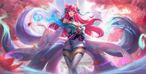 ArtStation - Spirit Blossom Ahri Fan Art