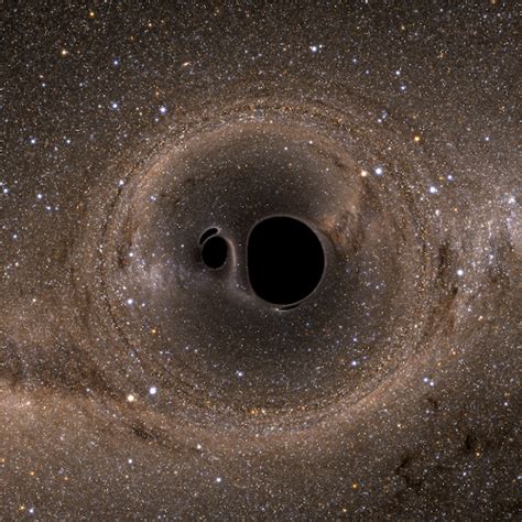 Here is What It Actually Looks Like When Two Black Holes Collide | Physics-Astronomy