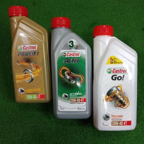 CASTROL MOTORCYCLE OIL 1L [C.A] | Shopee Philippines