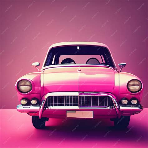 Premium AI Image | Pink Barbie Car