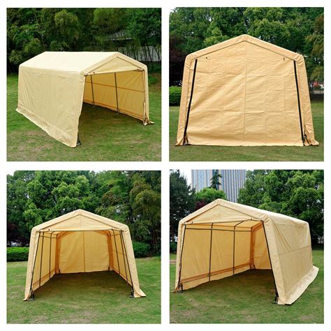 10'x15'x8' FT Storage Shed Tent Logic Shelter Car