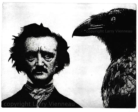 Wall Art, Edgar Allan Poe, Nevermore, Raven Artwork, Raven, Crow ...