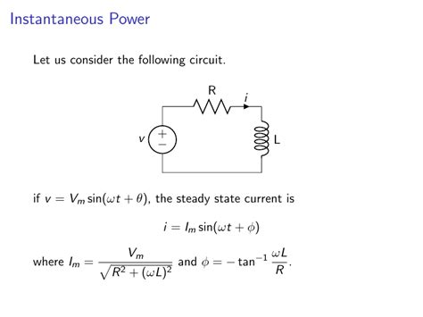 Instantaneous Power