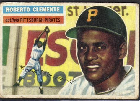 Roberto Clemente Baseball Card | Baseball cards | Pinterest